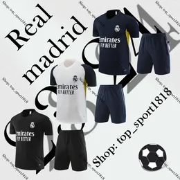 22 23 24 Real Madrid Sportswear Soccer Shirt Real Madrid Training Shirt 2023 2024 Short Sleeve Suit Sportwear Men T Shirt Men and Kids AA
