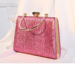 Evening Bags XIYUAN Female Gold/Black Evening Clutch Bag Shiny Dinner Purses Ladies Luxury Designer Shoulder Bag High Quality 230717