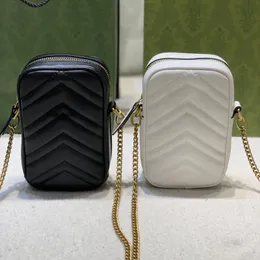 A5 Fashion Lady Mini Chain Marmont Spalla Designer Brand Brand Messenger Classic Porta di qualità Portafoglio