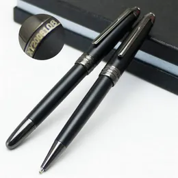 Pure Pearl MSK-163 Matte Black Fountain Roller Ball Ball Pens عالية الجودة مع رقم السلسلة XY2006108