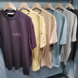 Ess maglietta a 6 colori paure alla moda manica corta collo rotondo casual di Dio maglietta da uomo in stile casual da donna tee estate paure della lettera stampata