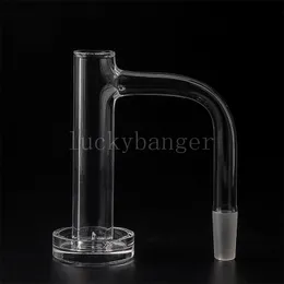 Kontrol kulesi tam kaynak eğimli kenar sigara içme kuvars banger cam su bongs pipetler