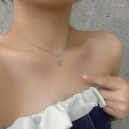 Ketten Pentagramm Halskette Frauen Quaste Hohl Anhänger Halsketten Frau Mode Einfachheit Hohe Qualität Kreative Kette Cosplay Collier