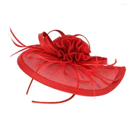 Bandanas Mesh Top Hat Fascinator Headdress Tea Party Hats Women Tops Fascinators Headwear Wedding Headband Bridal Womens