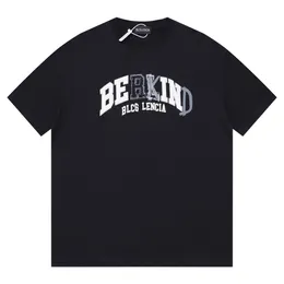 BLCG LENCIA Camisetas de verano High Street Hip-Hop Style 100% Algodón Calidad Hombres y mujeres Camisetas sueltas de manga larga Tops de gran tamaño 23251