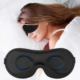 Eye Massager Boniesun Mini Eye Mask för att sova med förvaringsväska Total Blackout Sleep Masks For Women Men Lätt Eye Eye Mask 230718