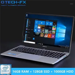 16G RAM 1TB 500 1000GB HDD 128G SSD 15 6ゲーミングラップトップノートブックPCメタルビジネスイタリアスペイン語ロシアキーボード1257R