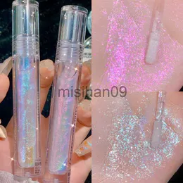 Inne makijaż Lokujący rozświetlacz płyn ciekawy oczu wysoko połysku Glitter Waterproof Pearl Shiny Shake Brighten Silkworm Body Body Whister J0718