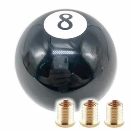 Nero 8 otto Vintage Pool Billiard Ball Pomello del cambio Testa leva cambio universale3197
