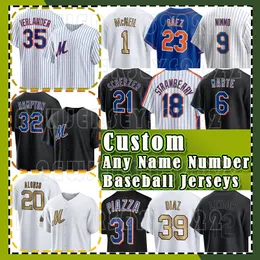 35 Justin Verlander Baseball 34 Kodai Senga Maglie Pete Alonso Starling Marte Max Scherzer Francisco Lindor Retro Mets Darryl Strawberry Adam Ottavino Jeff