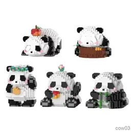 Blocks Mini DIY Building Blocks Animal Diamond Model Panda Huahua Mascot Ciondolo creativo Girl Boy Toys Building Blocks Regalo di festa R230718