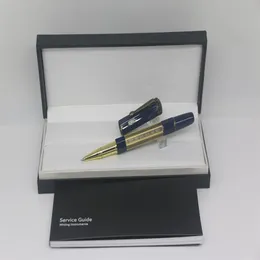 Caneta Roller Pen vintage de 4 cores com número de série, material escolar para escritório, presente perfeito 250 g