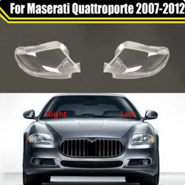 Auto Front Scheinwerfer Objektiv Abdeckung Für Maserati Quattroporte 2007-2012 Glas Auto Shell Scheinwerfer Lampenschirm Transparent Auto Teile