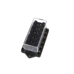 NEW Universal Car Truck Vehicle 6 Way Circuit Automotive Middle-sized Blade Fuse Box Block Holder283N