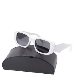 豪華なブランドファッションホワイトサングラスデザイナー女性アイグラスレディーススクラッチアイウェア放射線保護アイシールドアダムブラル長方形のメガネ