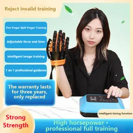 Handgrepp Rehabilitering Robot Glove Handenhet Finger Training Massage Handskar Stroke Hemiplegia Rehabilitering Handfunktion 230717