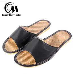 Slippers Conymee Summer Men Beach Shoes Flip Flop Linen Linen Mens Mens Home Slippers أحذية رياضية غير رسمية 2018 Zapatos Hombre L230718