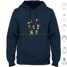 Herrtröjor Chrono Trigger Team Hoodie Cotton Long Sleeve SNES PS1 Games Video Game Classic Old School Bit Retro Pixel Cross Time Frog