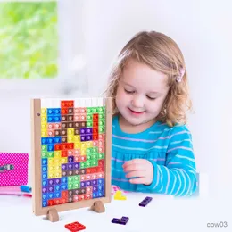 Blocos jogador criativo jogo matemática brinquedos blocos de construção em jogo de tabuleiro crianças festa brinquedos educativos para crianças r230718