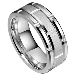 8 mm Herren-Edelstahlring, Ringe, Schmuck für Männer