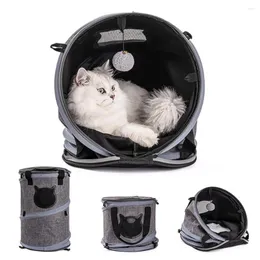 شركات النقل Cat Pet Supplies متعددة الوظائف جرو يدويا نفق نفق DAG TOY Outdoor Satchel Carnel