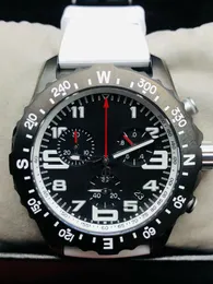 2023 Fashion Men's Sports Watch Swiss Quartz Chronograph All Working High-Quality Watches Black Date Stainless Steel Case Sapphire Glass Waterproof Free Shipping