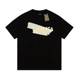 Blcg Lencia Summer T-shirts High Street Hip-Hop Style 100% bawełniana jakość mężczyźni i kobiety upuszczają luźne tshirty ponadwymiarowe Tops 23262