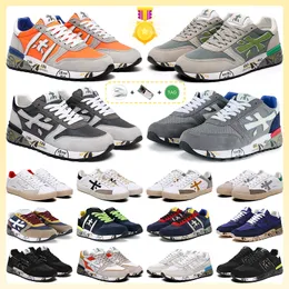 Nuove scarpe da corsa da donna da uomo Premiata Italia Mick Lander Django Sheepskin Guida scarpe da ginnastica in pelle Sports per uomini e donne 36-45 scarpe da basket