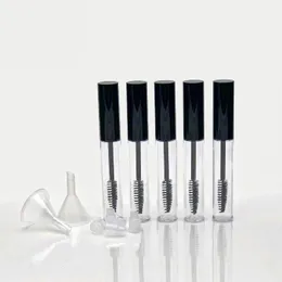 10 ml 1/3 Unzen leere Mascara-Röhre mit Wimpernstabbürste, Gummieinsätzen, Trichtern für Wimpernwachstum, Rizinusöl, DIY-Make-up-Mascara-Conta Mhxo