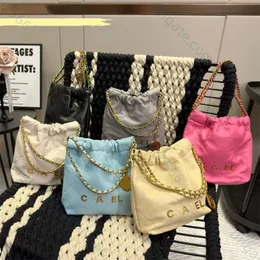 Modedesigner 22 Handtaschen Müllsack Frau Schultertasche Luxus Echtes Leder Perlenkette Umhängetaschen Clutch Totes Hobo Geldbörsen Brieftasche Großhandel