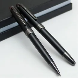 Yamalang Luxury High Quality 163 Brands Ballpoint Pens Meister Matte Black Rollerball Pen Metal School Office med Nunber XY2174F