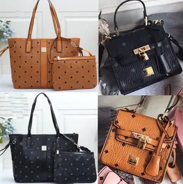 Sugao Letter Women Women Handbags 2 PCS مجموعة عالية الجودة للفتاة حقائب اليد أكياس الكتف