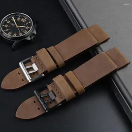 Watch Bands 26mm Genuine Leather Watchband For 1879 1940 1920 1925 1927 Strap Retro Bracelet Wrist Band