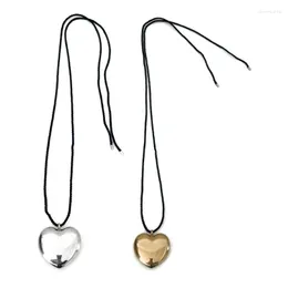Подвесные ожерелья e0be Heart Mall Choker Love Material для женских украшений подарки