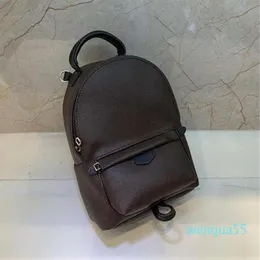 Bolsas de alta qualidade Moda Couro Genuíno PALM SPRINGS Mini tamanho Mochila Feminina Infantil Escolar Mochila Feminina Bolsa de Viagem 239h