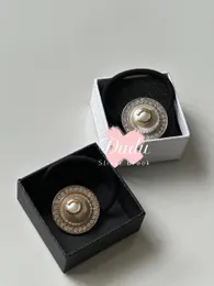 Party Favor Big Pearl With Stone Hairtie Classical Rhinestone C Mark Collection Fashion Hair Accessories No Box