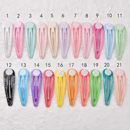 Outros acessórios de moda 105 PCS Grampos de cabelo fofos e coloridos em forma de gota de água para meninas, grampos de cabelo para crianças 230718