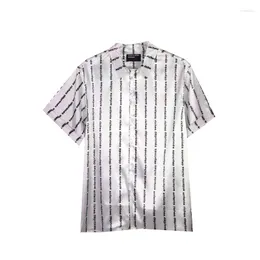 Chemises décontractées pour hommes 22ss ERD hommes femmes 1: 1 vêtements chemise hawaïenne été haute qualité Vintage hauts pour femmes Renaissance
