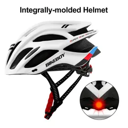 Hełm rowerowy hełm unisex z lekkim motocyklem Ultralight Intergrallymolded Mountain Road Rower Rower MTB Safe Cap 230717