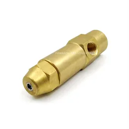 YS SS304 siphon type air atomizing metal nozzle is used for combustion spray system humidification and cooling aperture 0 3-4 0mm249d