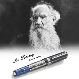 Pure Pearl Top Quality Luxury Roller Ball Pen Classic Limited Special Edition Great Writer Leo Tolstoy Victor Hugo Writing Smooth 300g