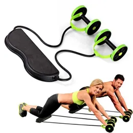 Ab Rollers Multifunzionale Ab Roller Silent Pull Rope Addominale Ruota Famiglia Stretch Sport Leg Arm Muscle Abs Trainer Attrezzature per il fitness HKD230718