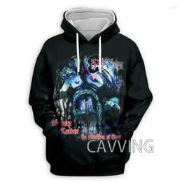 Mäns hoodies cavving 3D Tryckt dyster-eufony huvtröjor harajuku toppar modekläder för kvinnor/män