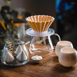 Coffee Pots Lilydrip Aroma Coer Cup / Server 500ml مجموعة جيدة للدوران يحتوي على الحد الأقصى