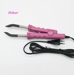 Anschlüsse Loof Hair Extension Fusion Connector Haarverbinder Haarverlängerung Fusion Iron Europäischer Stecker 220 V Schwarz Rosa Farbe 230717