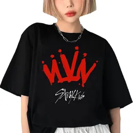 Stray Kids World Tour 2022 Maniac T Shirts Men Women Short Sleeve T-Shirt Hip Hop Shirts 90S Tops Clothes