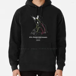 Herr hoodies spa-francorchamps-belgium spår karta flagg hoodie tröja 6xl bomull belgien spa francorchamps kimi belgiangp formel