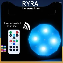 Wall Lamp ABS Shell 5V LED -skåp Ljus RGB Touch Dimble Night Wireless Remote Control Home Accessories Smart Product Dropship