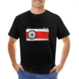 Herrpolos retro klassisk röd kamera t-shirt svett tröjor utgåva t ​​shirtkläder