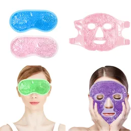 Eye Massager Ice Gel Face Mask Eye Mask Anti Wrinkle Relieve Fatigue Skin Commoning Spa Cold Therapy Ice Pack Cooling Massage 230718